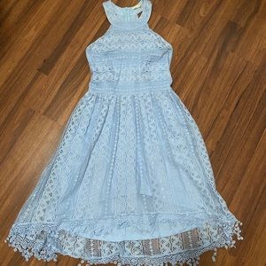 Light blue lace Francesca’s Dress